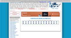 Desktop Screenshot of fuentesletras.com
